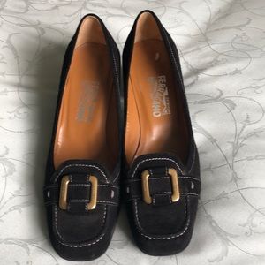 Salvatore Ferragamo suede pumps